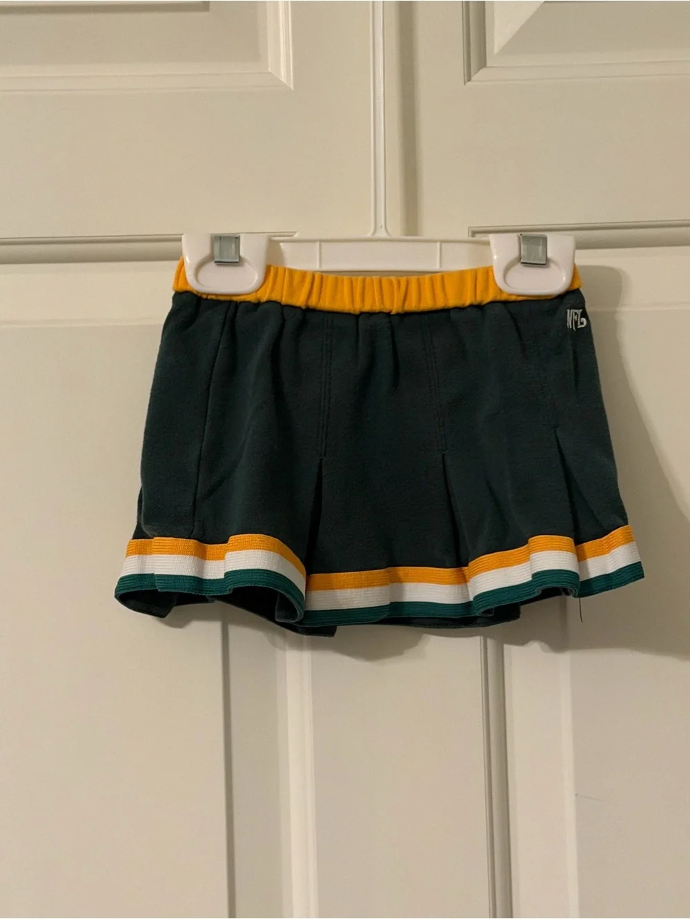 NFL Green, Gold & White Packers Cheer Outfit